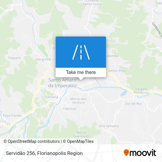 Servidão 256 map