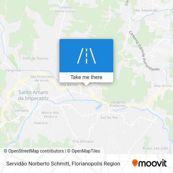 Servidão Norberto Schmitt map