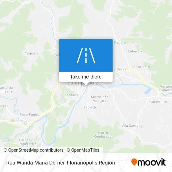Rua Wanda Maria Derner map