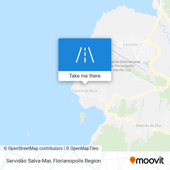 Servidão Salva-Mar map