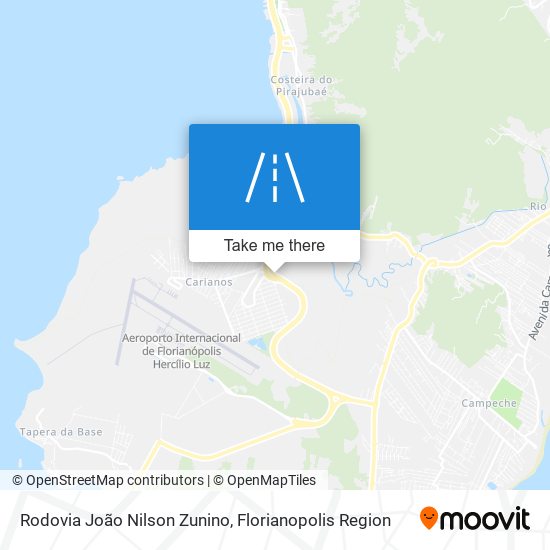 Rodovia João Nilson Zunino map