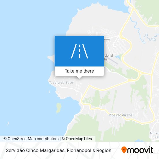 Servidão Cinco Margaridas map