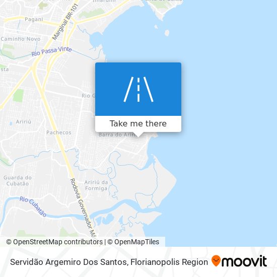 Servidão Argemiro Dos Santos map