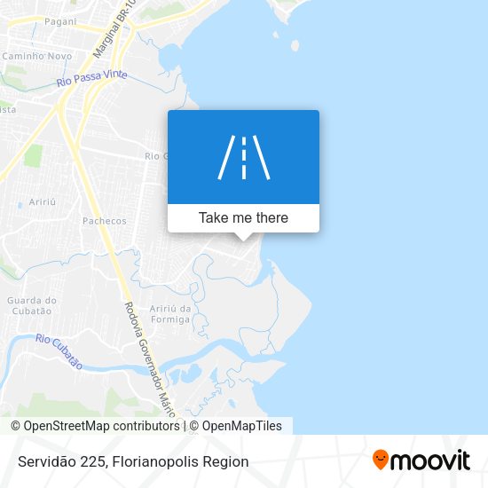 Servidão 225 map