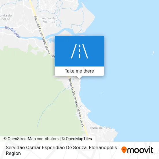 Servidão Osmar Esperidião De Souza map