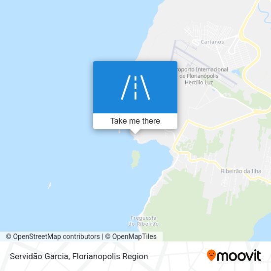 Servidão Garcia map