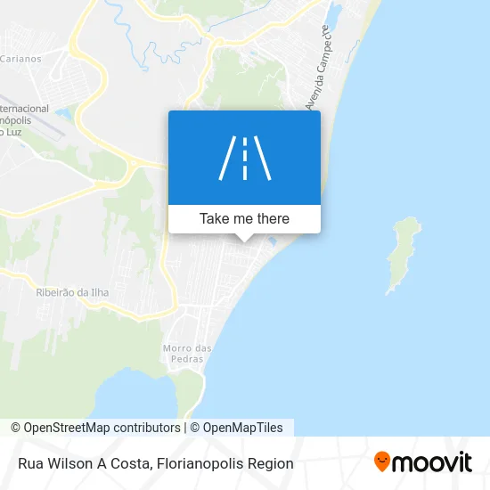 Rua Wilson A Costa map