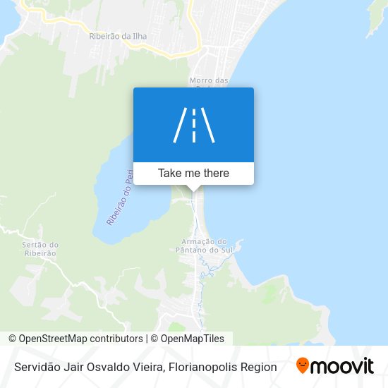 Servidão Jair Osvaldo Vieira map