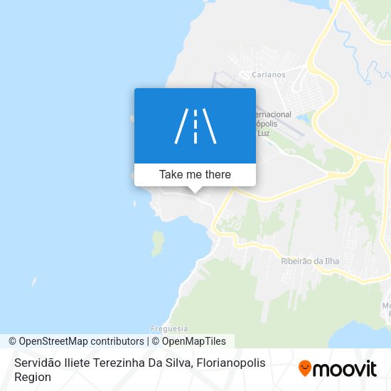 Servidão Iliete Terezinha Da Silva map