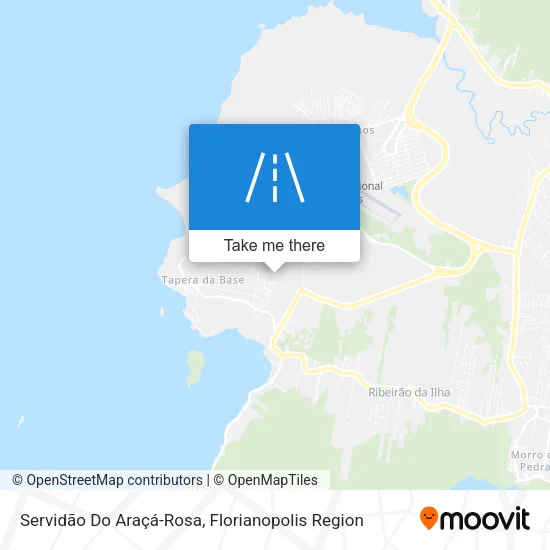 Servidão Do Araçá-Rosa map
