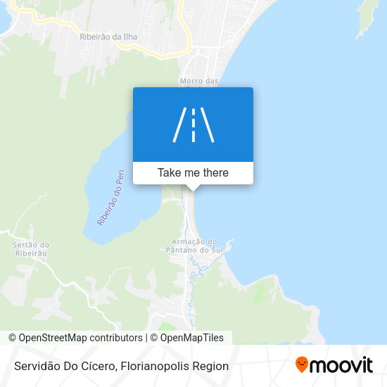 Servidão Do Cícero map
