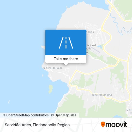 Servidão Áries map