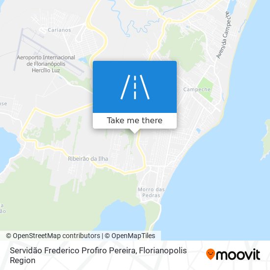 Mapa Servidão Frederico Profiro Pereira