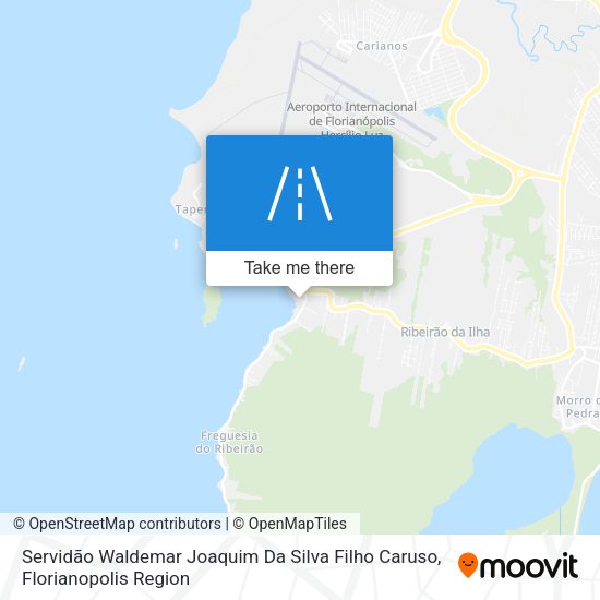Servidão Waldemar Joaquim Da Silva Filho Caruso map