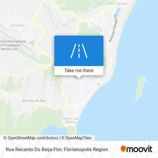Rua Recanto Do Beija-Flor map