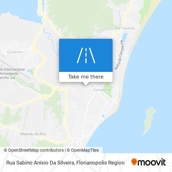 Mapa Rua Sabino Anísio Da Silveira