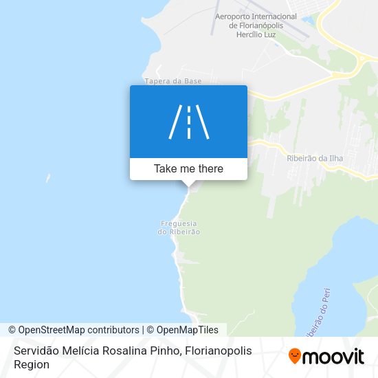 Servidão Melícia Rosalina Pinho map