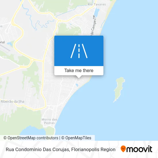 Rua Condomínio Das Corujas map
