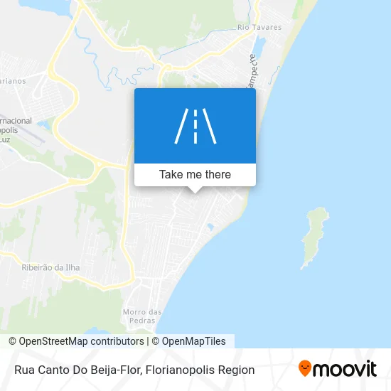 Rua Canto Do Beija-Flor map