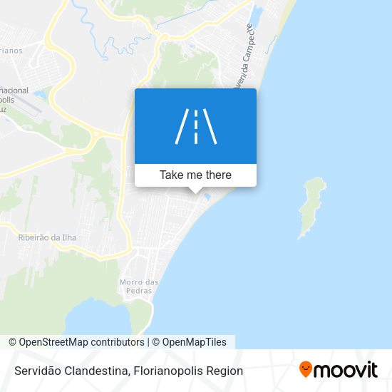 Servidão Clandestina map
