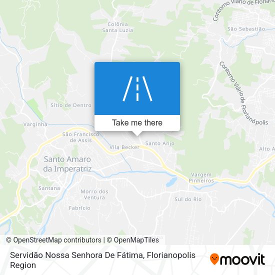 Servidão Nossa Senhora De Fátima map