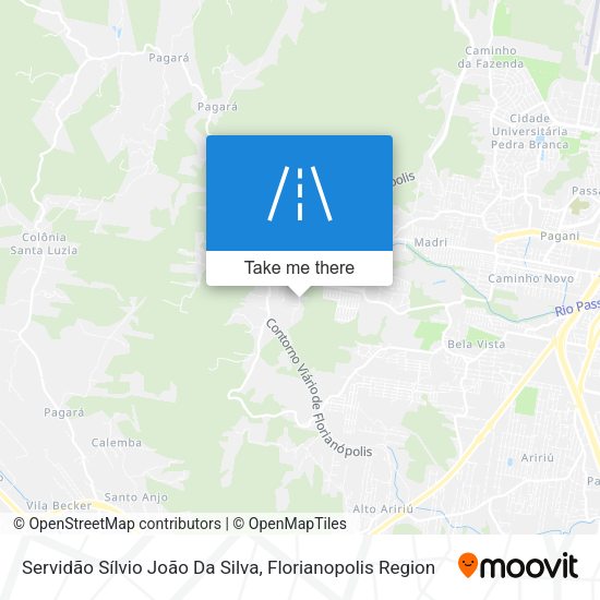 Servidão Sílvio João Da Silva map