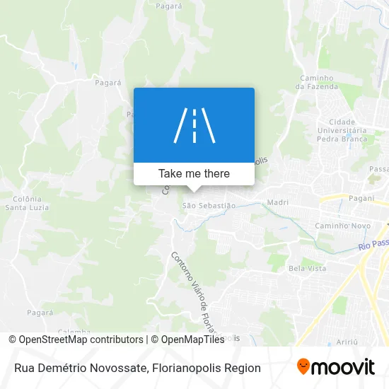 Rua Demétrio Novossate map