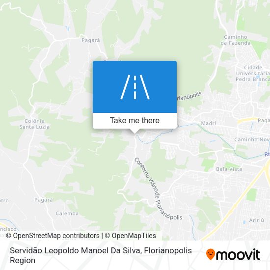 Servidão Leopoldo Manoel Da Silva map