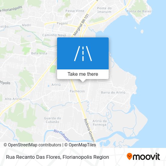 Rua Recanto Das Flores map