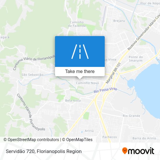 Servidão 720 map