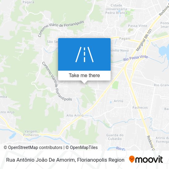 Rua Antônio João De Amorim map