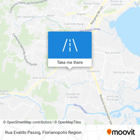 Rua Evaldo Passig map