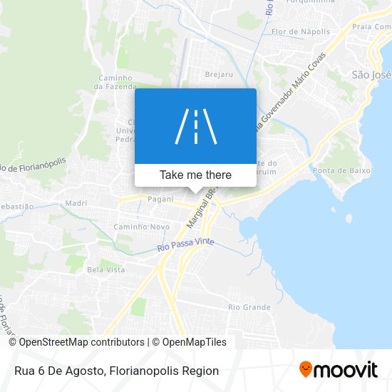 Rua 6 De Agosto map