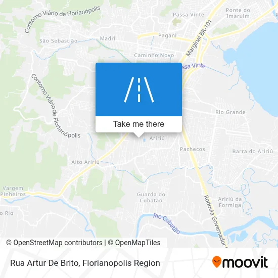 Rua Artur De Brito map