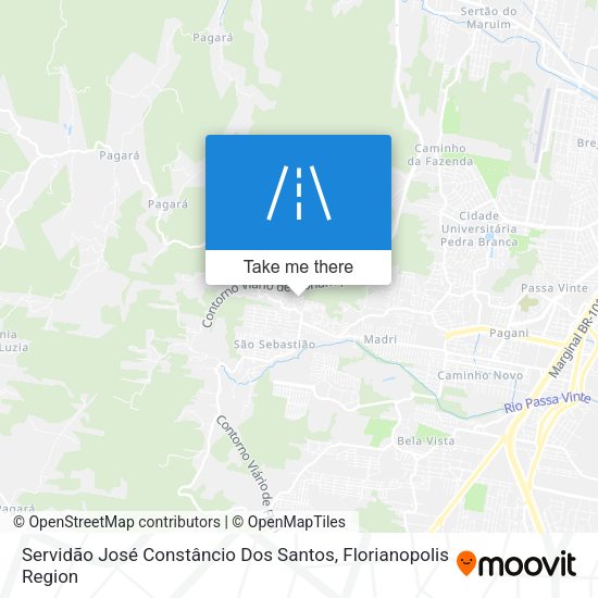 Servidão José Constâncio Dos Santos map