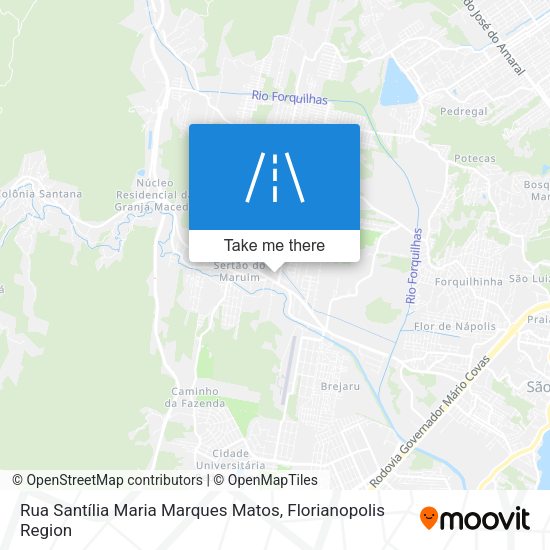 Rua Santília Maria Marques Matos map