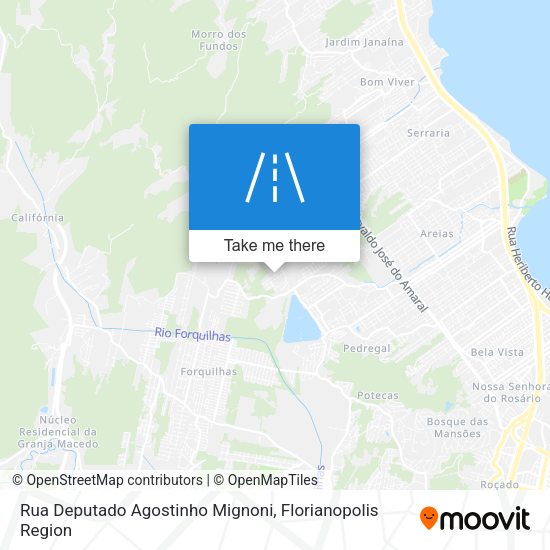 Rua Deputado Agostinho Mignoni map