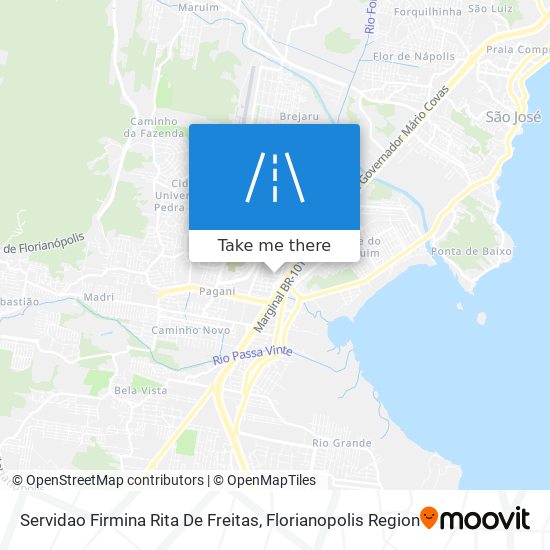 Servidao Firmina Rita De Freitas map