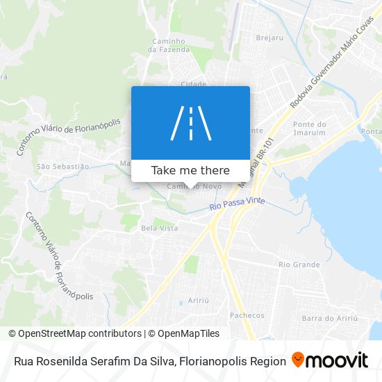 Rua Rosenilda Serafim Da Silva map