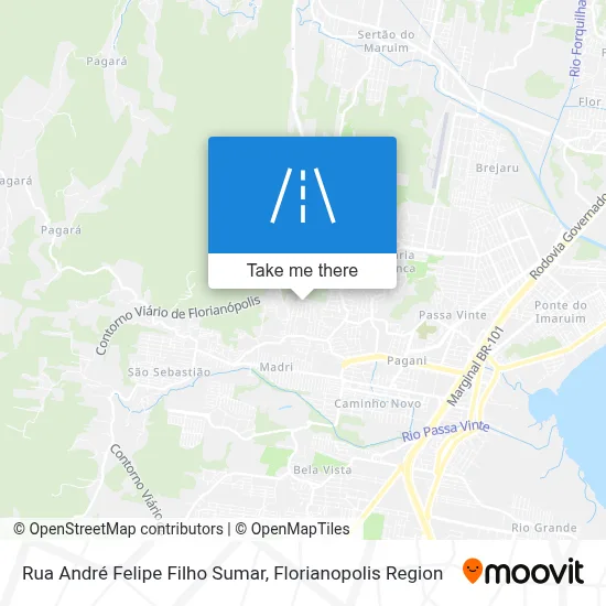 Rua André Felipe Filho Sumar map