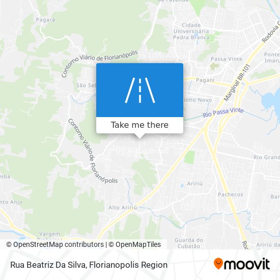 Mapa Rua Beatriz Da Silva