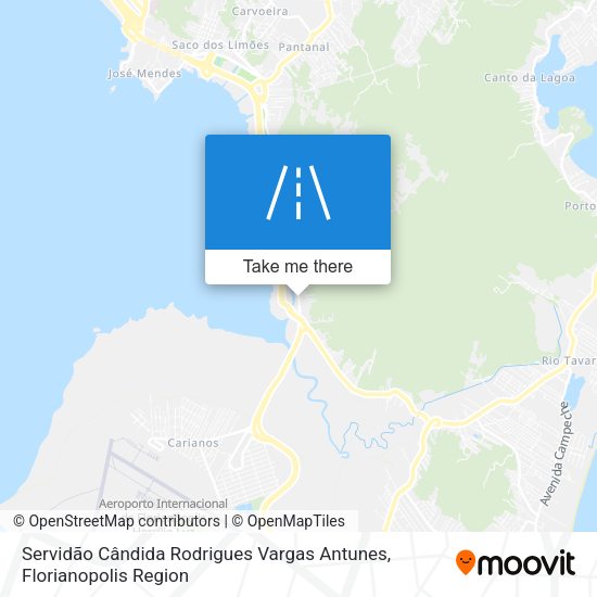 Servidão Cândida Rodrigues Vargas Antunes map