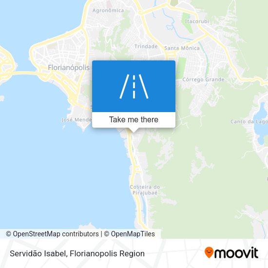 Servidão Isabel map