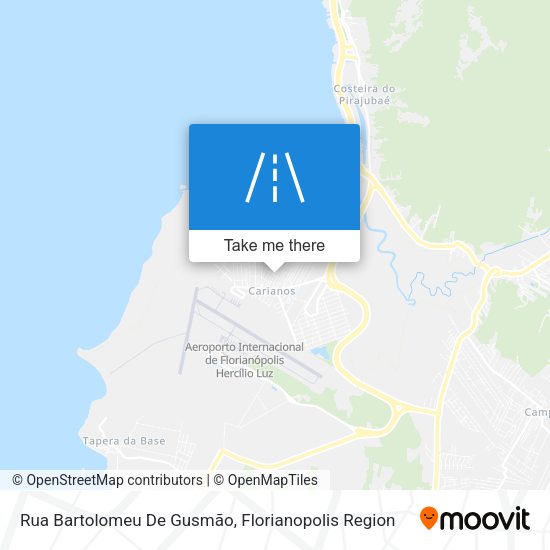 Rua Bartolomeu De Gusmão map