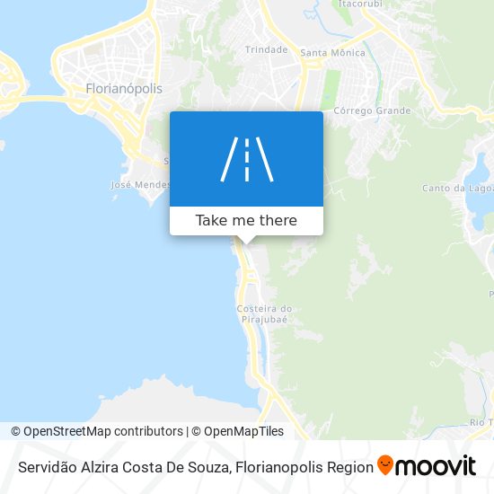 Servidão Alzira Costa De Souza map