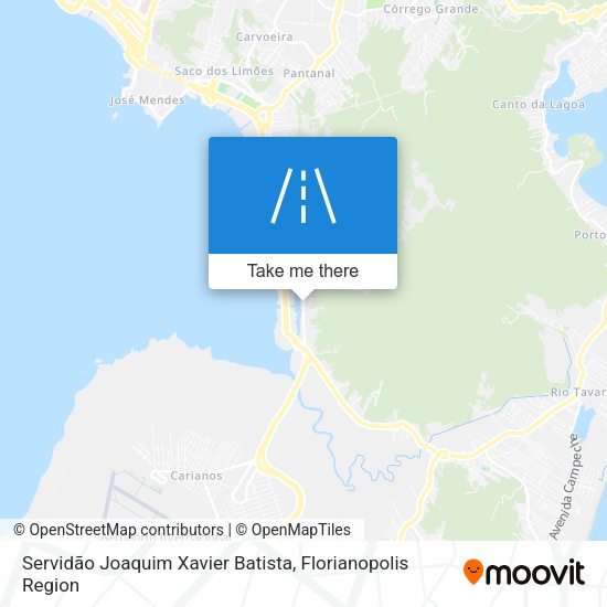 Servidão Joaquim Xavier Batista map
