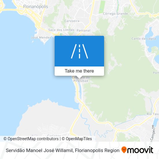 Servidão Manoel José Willamil map