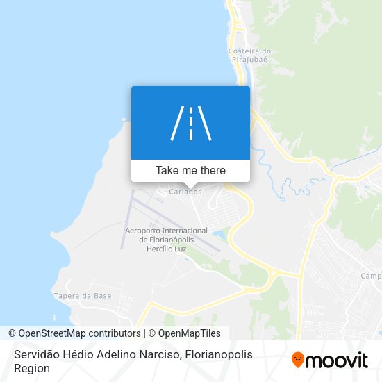 Servidão Hédio Adelino Narciso map