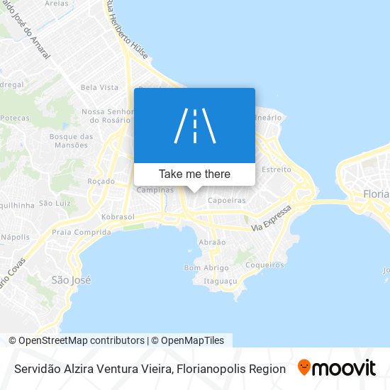 Mapa Servidão Alzira Ventura Vieira
