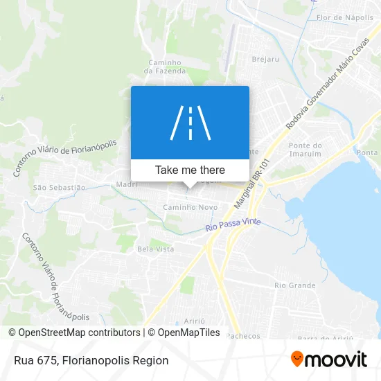 Rua 675 map